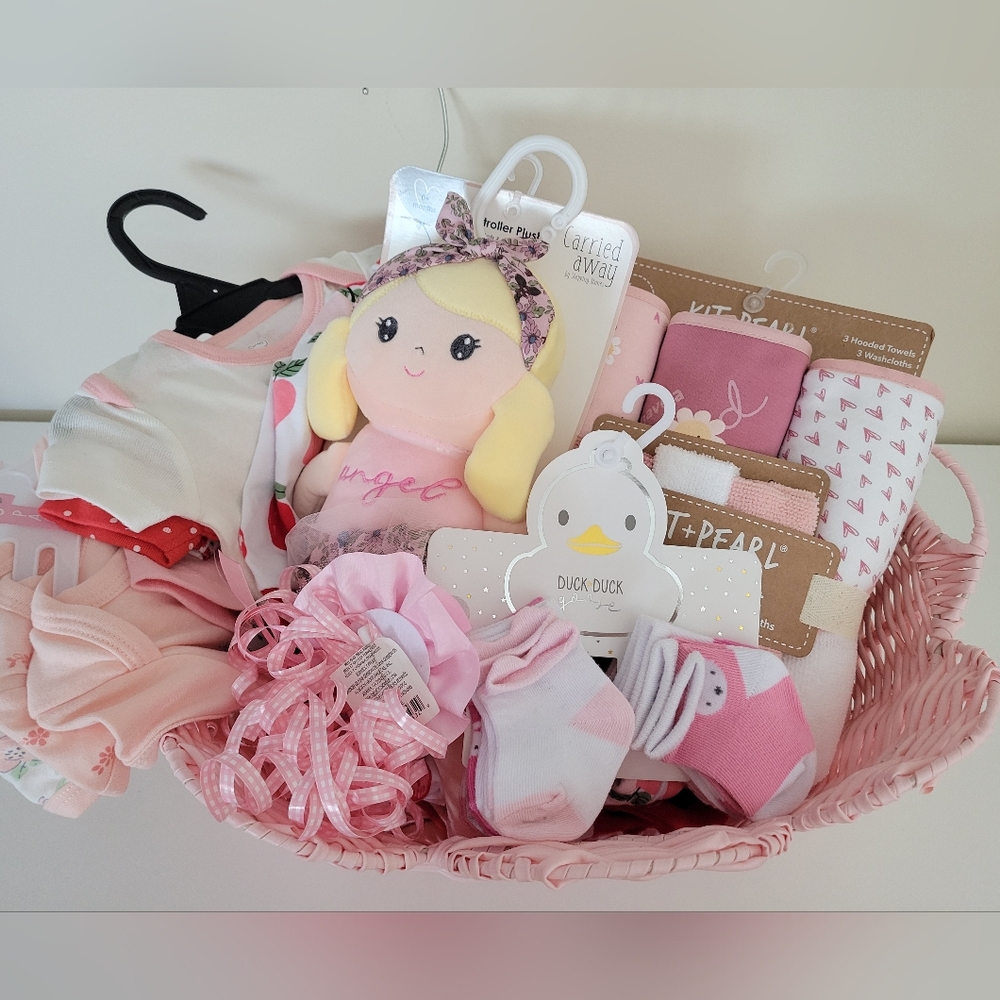 Baby Shower Gift Ready Girl Pink Theme Bundle